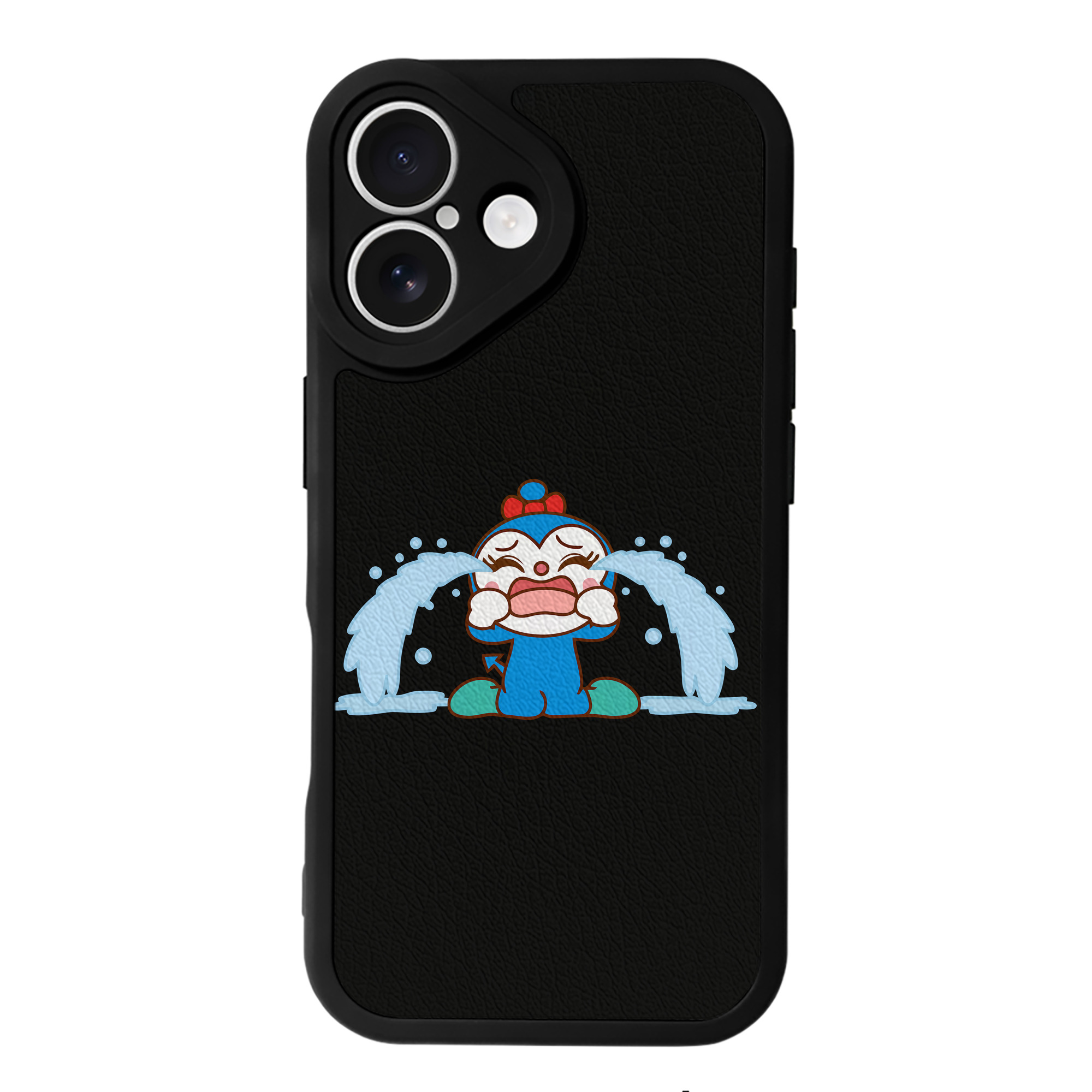 （画像用） アンパンマン Anpanman 【iPhone 16シリーズ対応】シリコンスマホケース（レザー調） 材質：シリコン